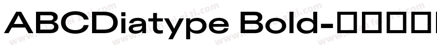 ABCDiatype Bold字体转换